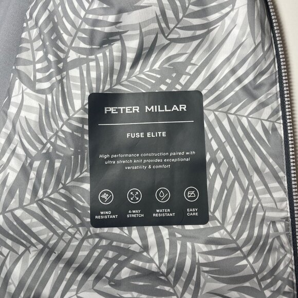 Peter Millar Fuse Elite Hybrid Golf Vest Gale Gray Men's Large - Picture 9 of 11